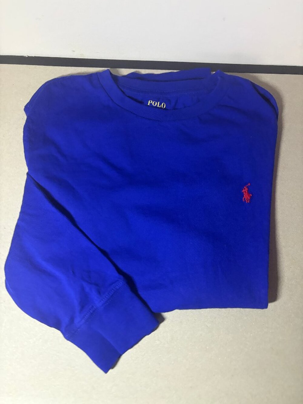Polo Ralph Lauren Boys Royal Blue Long-Sleeve T-Shirt